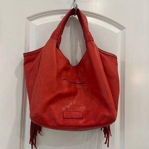 Coral Lucky Brand Hobo Bag